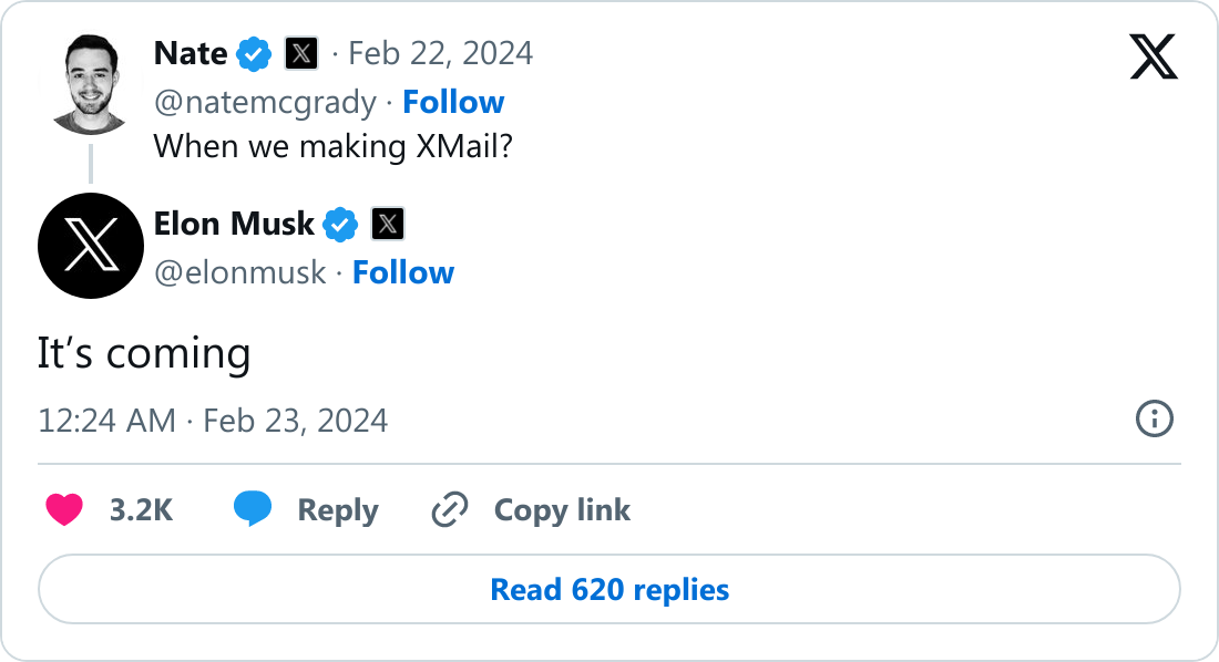 Xmail new Email Service 